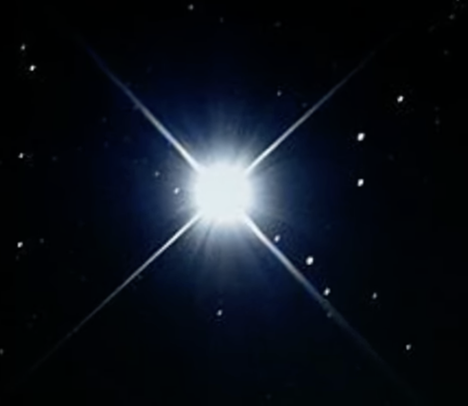 Sirius star in the galaxy